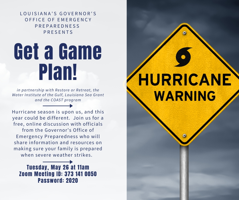 Get a Game Plan Hurricane Preparedness Webinar